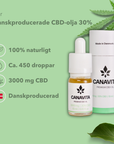 5 flaskor Dansk CBD-olja - SPARA 50 %