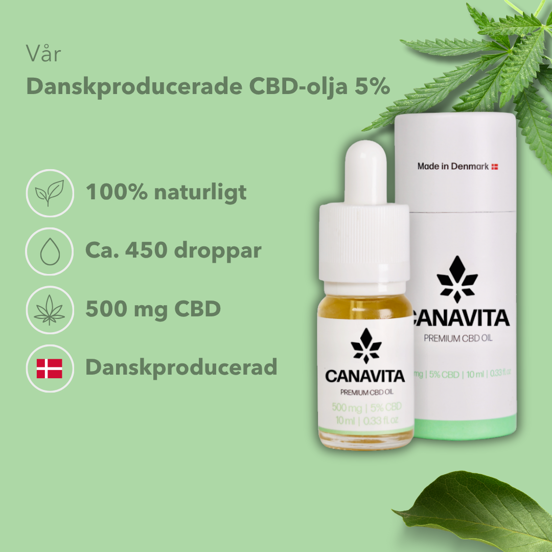 Fullspektrum Premium CBD-olja 5%