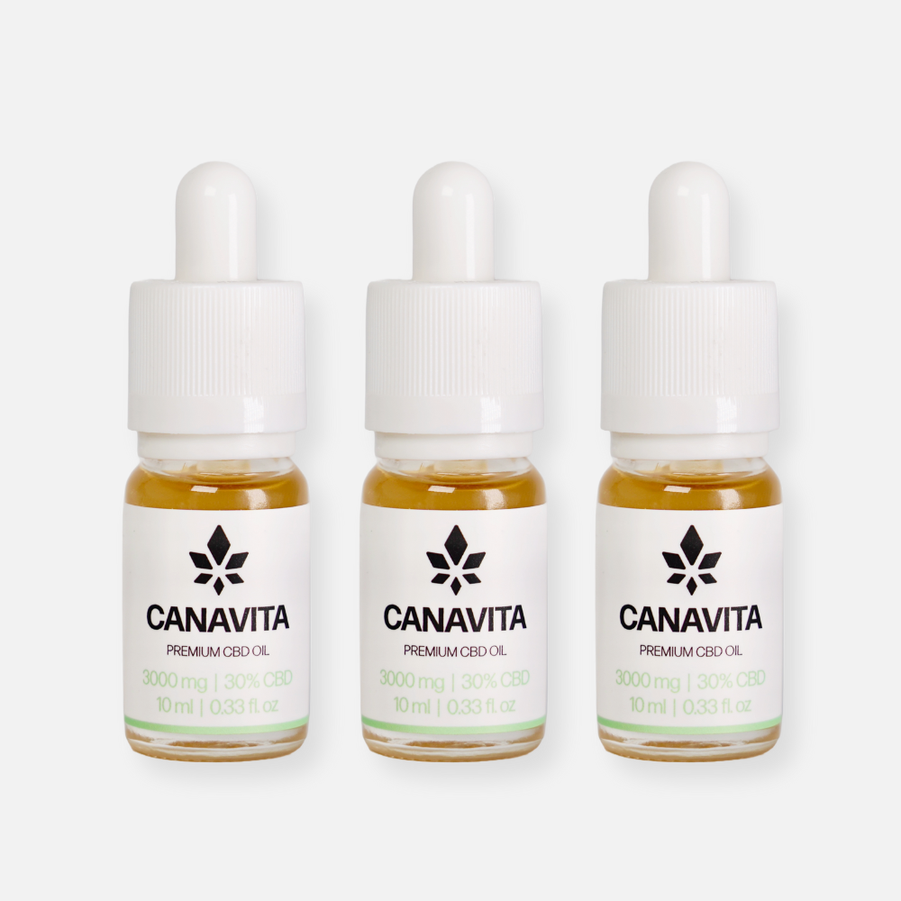3 flaskor Dansk CBD-olja – SPARA 33 %