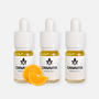 3 flaskor Fullspektrum CBD-olja 10% med apelsin