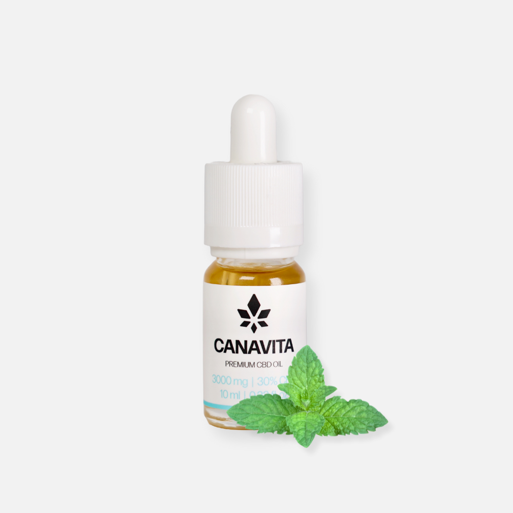 30% hampolja med mint (40 % rabatt)
